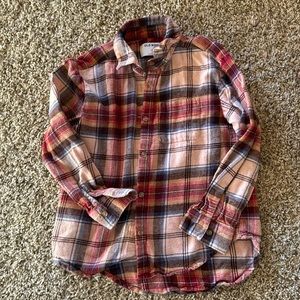 Girls old navy medium long sleeve flannel